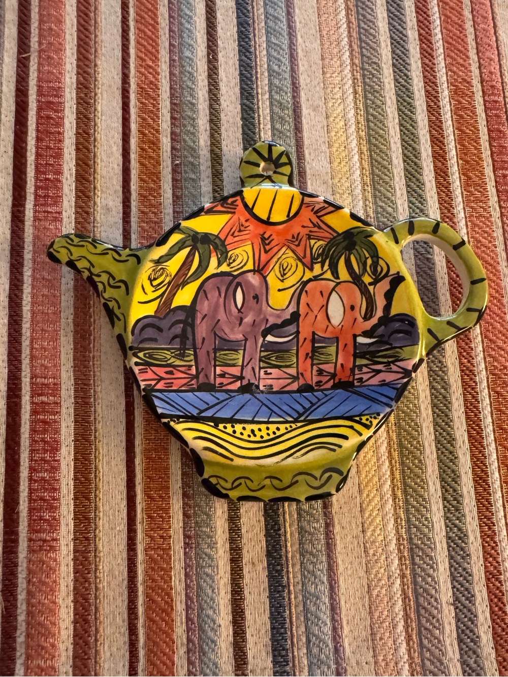 Penzo Zimbabwe trinket dish, 5x6, like new